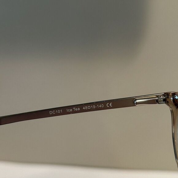derek cardigan glasses dc101 ice tea Frames Only - Picture 6 of 6